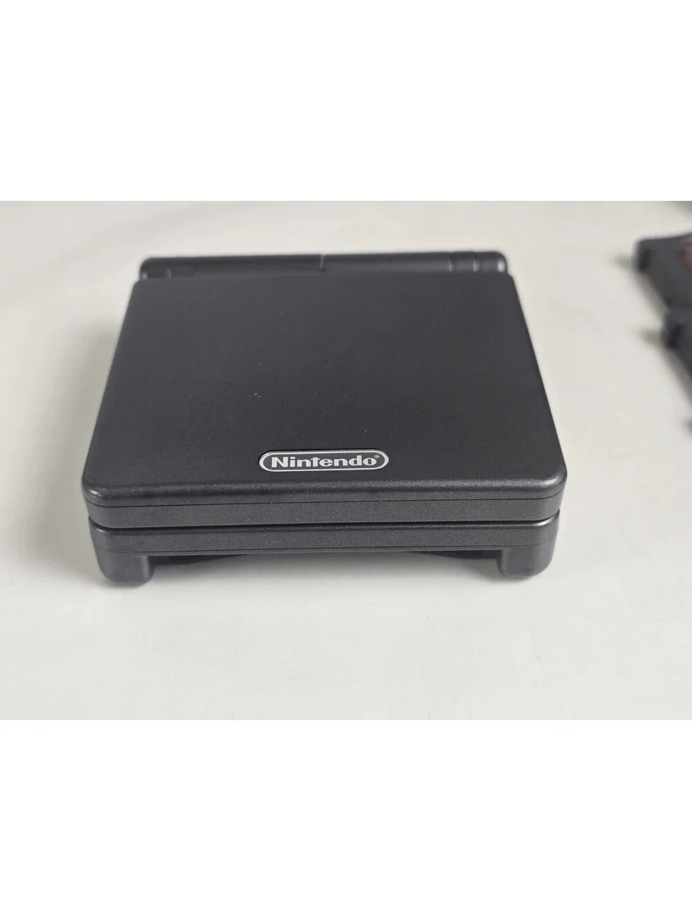 Nintendo Game Boy Advance SP AGS 001 Onyx Black GBA Console Bundle Tested